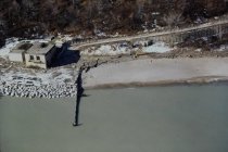 Aerial view of NSSD parcel and Central Beach